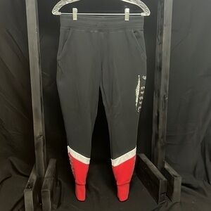 Pink- black and red joggings pants with pockets